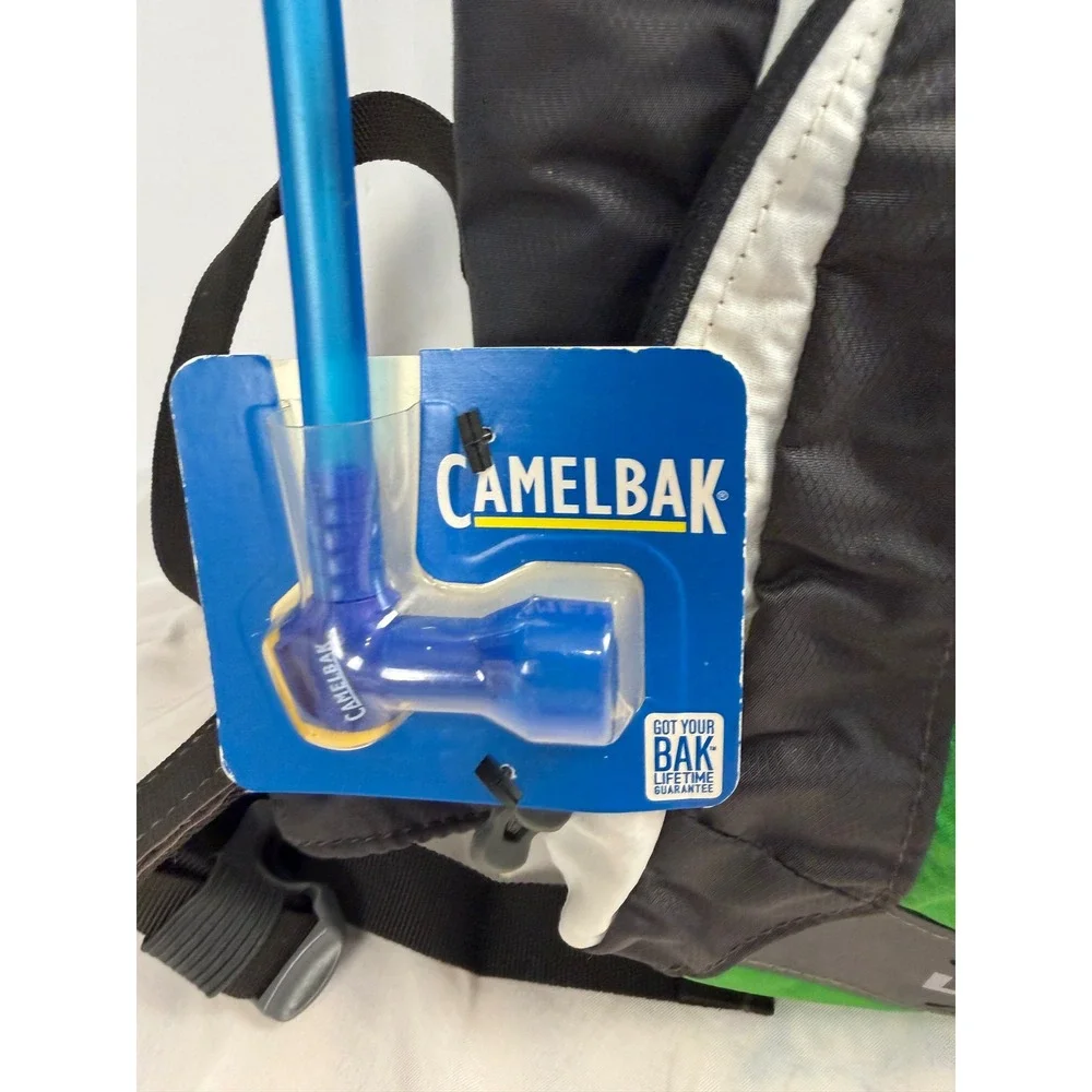 CamelBak Lobo Hydration Pack 100oz 3L Green White Black Mountain Bike Backpack